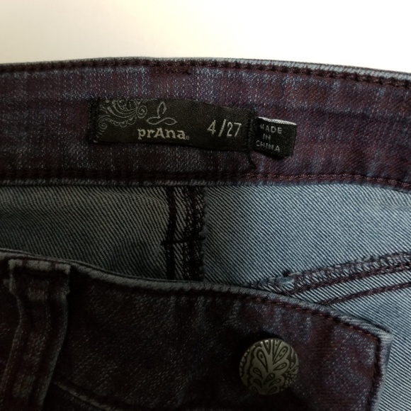 Prana Women's Dark Wash Kara Low Rise Skinny Jeans - Picture 5 of 7